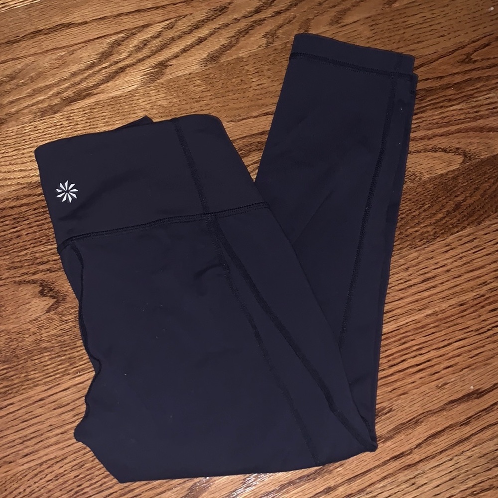 navy athleta leggings